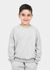 Moletom Infantil Careca Cinza