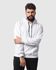 Blusa De Moletom Masculino Canguru Branco