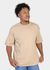 Camiseta Masculina Oversized Suedine Cáqui