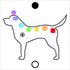 Gráfico Figura Chakras Cachorro PS PVC