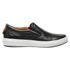 12051LCS-on masculino em couro. Forrado em couro fino Preto