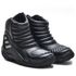 279AT-Bota motociclista cano médio em couro com refletivo preto