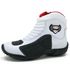 283AT-Bota para motociclista com protetor de borracha na cor branco