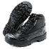 286AT-Bota Coturno estilizado militar emborrachado na cor preto