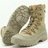 289AT-Bota Coturno tático militar de couro robusto segurança e conforto na cor areia