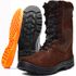 290AT-Bota Coturno tático militar de couro robusto segurança e conforto na cor cafe nbk