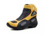 298AT-Bota Motociclista Slider com protetor borracha em Couro Legítimo na cor Amarelo