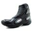 298AT-Bota Motociclista Slider com protetor borracha em Couro Legítimo na cor preto