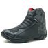 305AT-Bota motociclista couro semi impermeável protetores de borracha na cor cinza camuflado