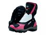 952AT-Bota Cano Alto Motociclismo Couro Legítimo – Palmilha com 9cm de Altura Rosa