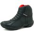 305AT-Bota motociclista couro semi impermeável protetores de borracha na cor preto
