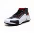 312AT-Tênis para motociclista em couro legitimo com refletivo de cano baixo na cor branco preto