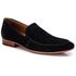 58854TCW-Sapato Social Masculino feito a mão em couro Loafer premium 58854 preto camurça