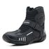 406AT- Bota para motociclista AS-RACING em legitimo couro natural reforçada preto 