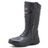 430AT-Bota para Motociclista De Couro resistente e Impermeável (chuva) forrada com tecido espumado na cor preto