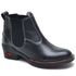 015CLA-Botina infanto juvenil em couro legitimo reforçado - Estilo e durabilidade preto
