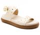 004P10FP-Papete Flatform em Napa forrada Conforto Estilo design atual offwhite