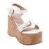 182176FP-Sandália Feminino Anabela Cortiça Plataforma Floter off white