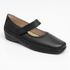 1016MGR-Sapato Feminino couro boneca conforto e elegância Preto