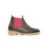 551601KPKNSASCFE-Botina Infanto-Juvenil 23ao36 Confort couro nobre Rosa
