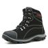 244AT-Coturno Adventure Shoes Trekking em couro legítimo na cor preto