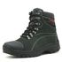 244AT-Coturno Adventure Shoes Trekking em couro legítimo na cor verde vallence