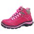019AT-Coturno Adventure Feminino em legitimo couro forrado bordo rosa