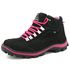 019AT-Coturno Adventure Feminino em legitimo couro forrado preto