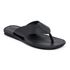 R28TCW-Sandalia Masculina couro descanso, elegancia conforto Preto