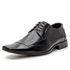 4600BGI-Sapato Social Masculino em Couro com Detalhes Preto