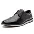 4701BGI-Derby Oxford Casual Masculino Esporte Fino Preto