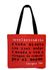 BOOK BAG SERGIO VAZ - Vermelho
