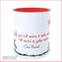 CANECA DOM QUIXOTE - Vermelha