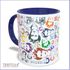 CANECA FRIDA ROSTOS - Marinho
