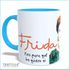 CANECA FRIDA - PIÉS - Azul Claro