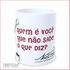 CANECA NOEL ROSA PALPITE INFELIZ - Branca