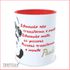 CANECA PAULO FREIRE EDUCAÇÃO - Vermelha