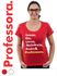 Babylook Freire e Professora - Vermelha