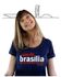 Babylook Nicolas Behr Brasília Azul Marinho