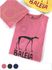 Camiseta Baleia - Goiaba
