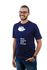 Camiseta Iemanjá marinho - Flores Brancas