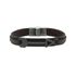 Pulseira Seta Laroche de Couro Masculina - Marrom