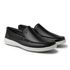 Mocassim Ferrara em Couro - Preto