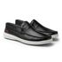 Mocassim Masculino Ferrara em Couro - Preto