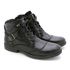 Bota Saara em Couro - Preto