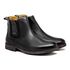 Bota Chelsea Saara em Couro - Preto