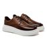 Sapatenis Casual Masculino Laroche Toquio em Couro - Chocolate
