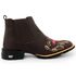 Bota Texana Feminina Star Cano Curto Café - Outlet