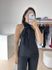 Blusa Frente Unica Gola -Preta