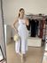 Vestido Longo Recorte Busto- Branco 